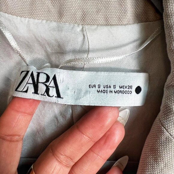 ZARA women's white suit jackets - Picture 3 of 5